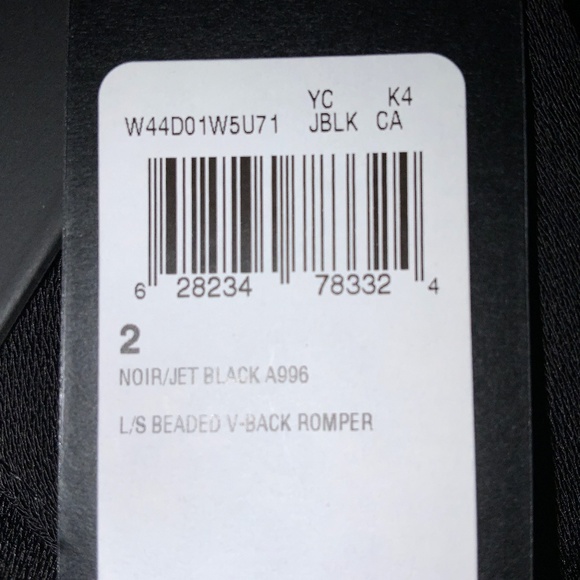 Guess - Beaded V-Back Romper - Picture 6 of 7